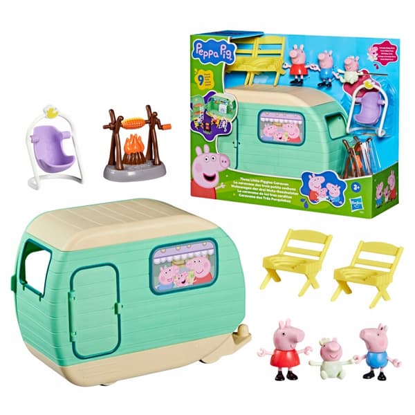 Peppa Pig: The Three Little Pigs Caravan – 3 Figures by Hasbro