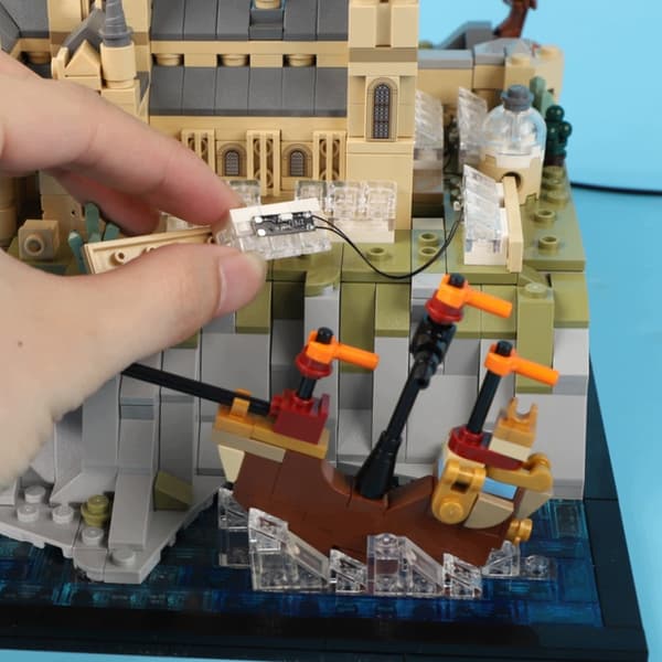 LED lighting set for Hogwarts Castle and the surrounding area