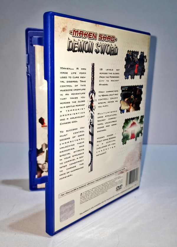 MAKEN SHAO-DEMON SWORD PS2 3XA – PLEASE READ THE DESCRIPTION!!!