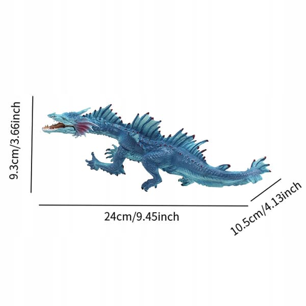 Velociraptor Standing Dinosaur Model Figurine – Early Learning Toy – Blue
