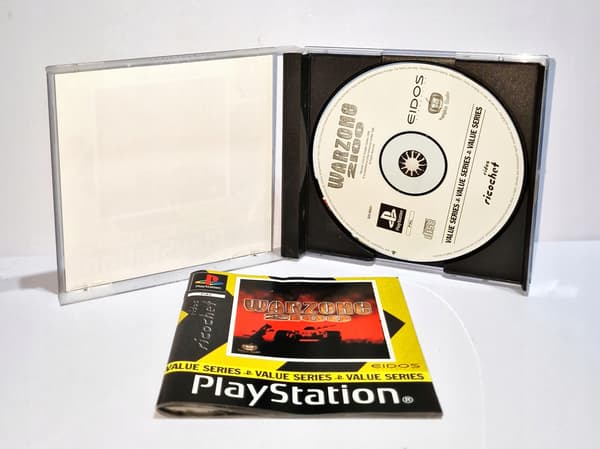 Warzone 2100 PlayStation (PSX) 3XA DISC + DB