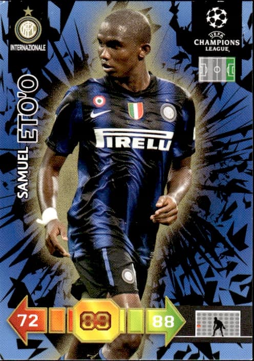 2010/11 Champions League Panini Card: Inter – Samuel Eto’o