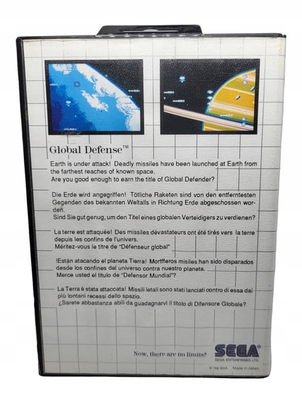 Global Defence Sega Master System MS