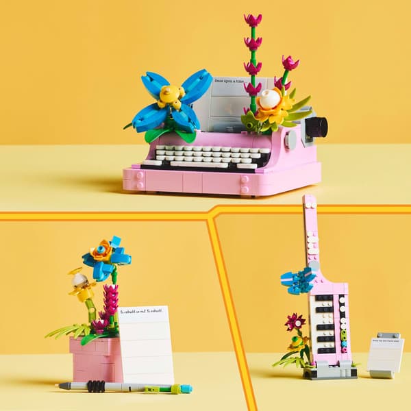 LEGO CREATOR 31169 Typewriter with Flowers + FREE PDF CATALOGUE