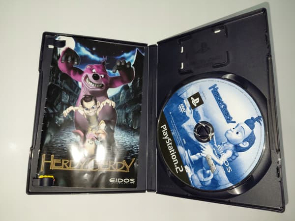ps2 HERDY GERDY arcade platform game 3xA complete set