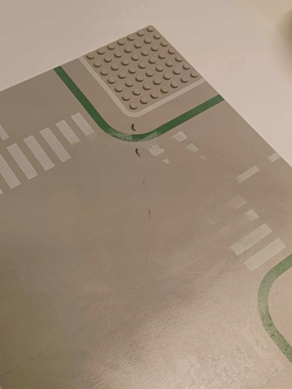 190A10. LEGO thin building plate 32x32, damaged, 2360