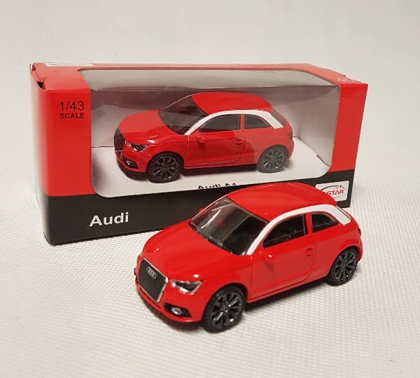 2X RASTAR AUDI A1 58200 1:43 red
