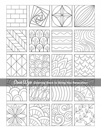 Wyo, Coco Mindful Patterns: An Adult Colouring Book with Easy and Relaxing Designs