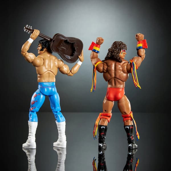 MATTEL WWE Ultimate Honky Tonk Man & Ultimate Warrior Figures