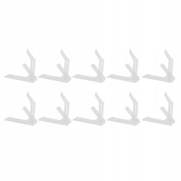 Set of 10 universal plastic flexible figure stands, model U9