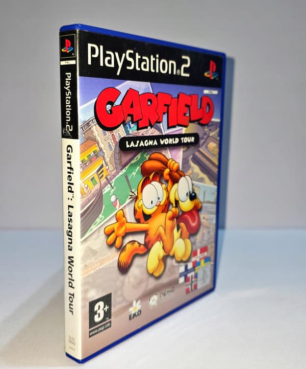 GARFIELD: LASAGNA WORLD TOUR PlayStation 2 (PS2) READ THE DESCRIPTION!