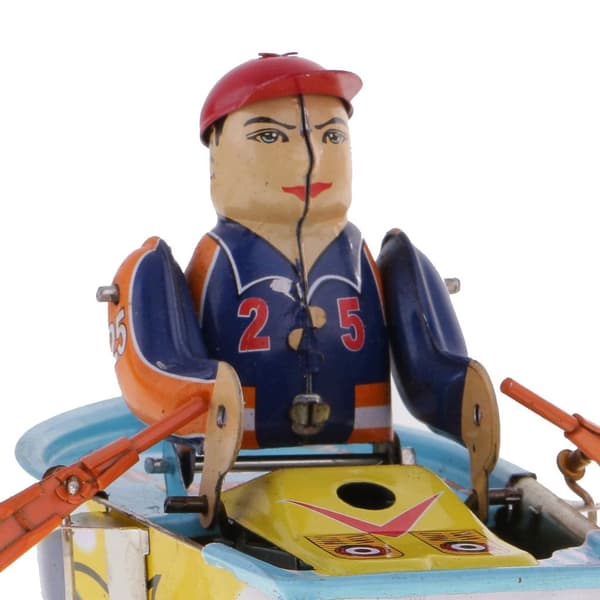 Retro Boat Clockwork Metal Tinplate Collectable Toy – A Gift For #