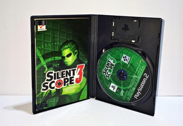 SILENT SCOPE 3 PS2 3XA