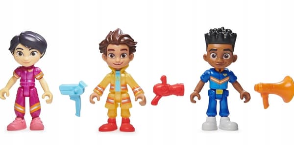 Fire Brigade Team Figure Set – 3 Firebuds Figures