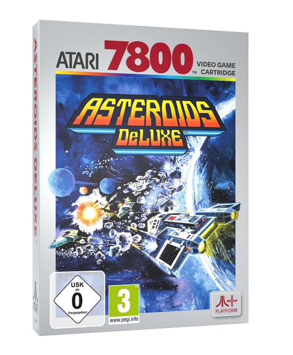 Asteroids Deluxe (Atari 7800+) – a classic arcade game,