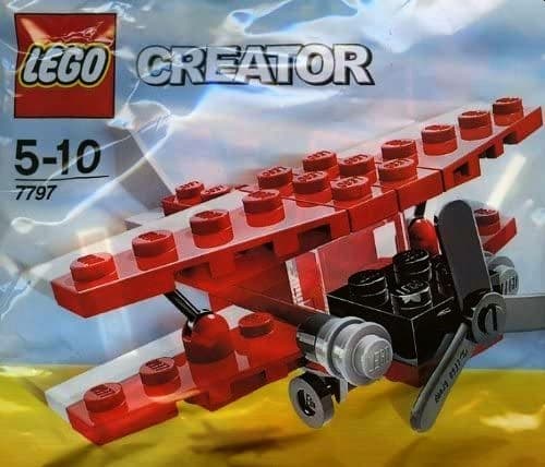 LEGO 7797 Creator Bi-Plane Aeroplane – UNIQUE Set