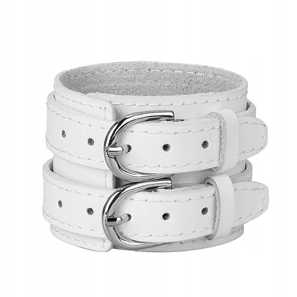 Men’s PU Leather Accessory with Double PU Leather, White