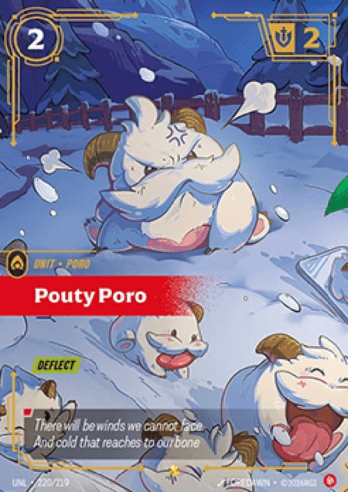 Riftbound UNL Pouty Poro