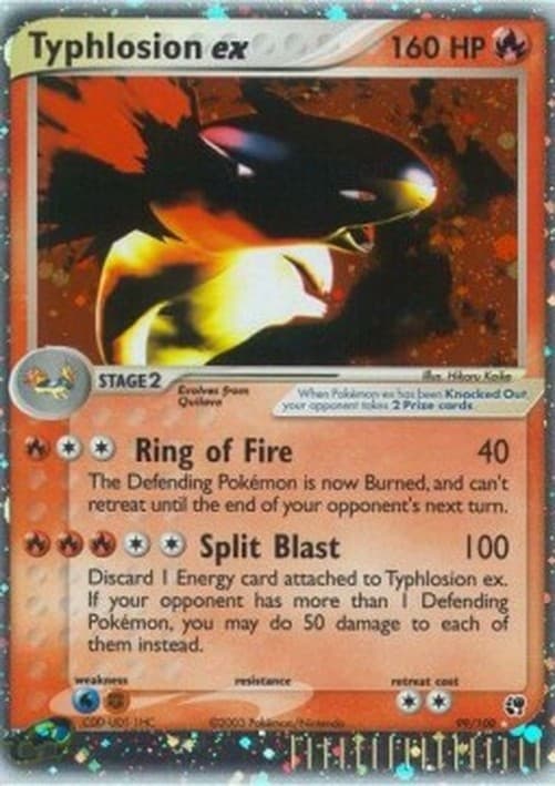Pokemon Typhlosion ex