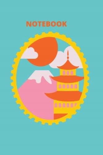 Notebook: Cute Kawaii Dancing Volcano Notebook