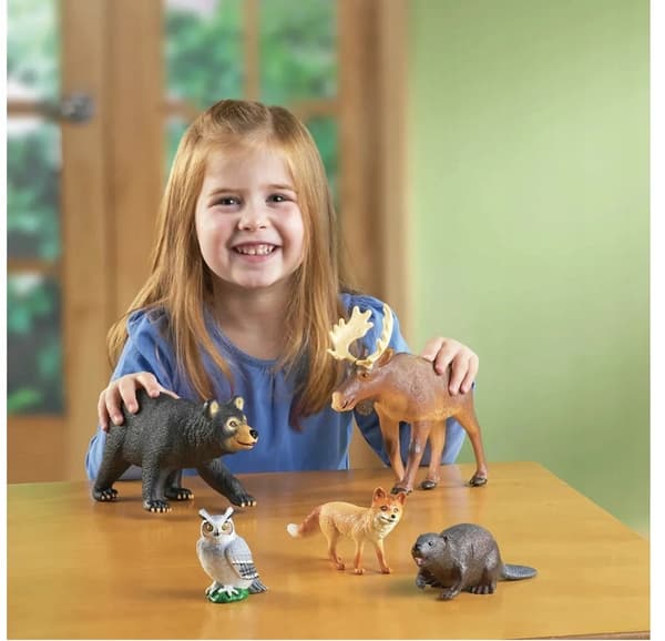 Learning Resources – Jumbo Forest Animals – large forest animal figures