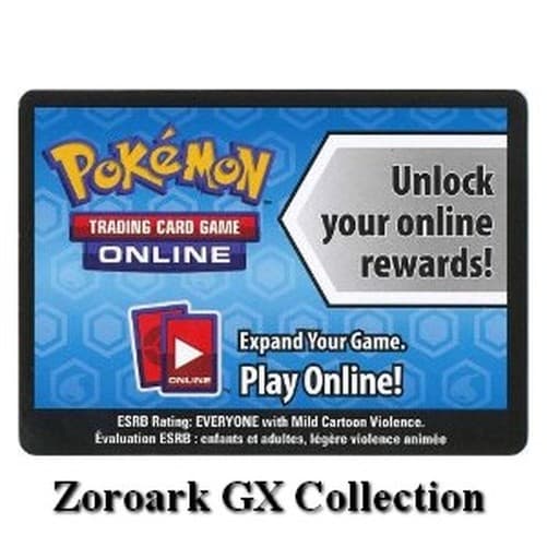 Pokemon Online Code Card