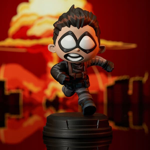 Diamond Select – Marvel Animated Winter Soldier Collectible Figures, 10 cm