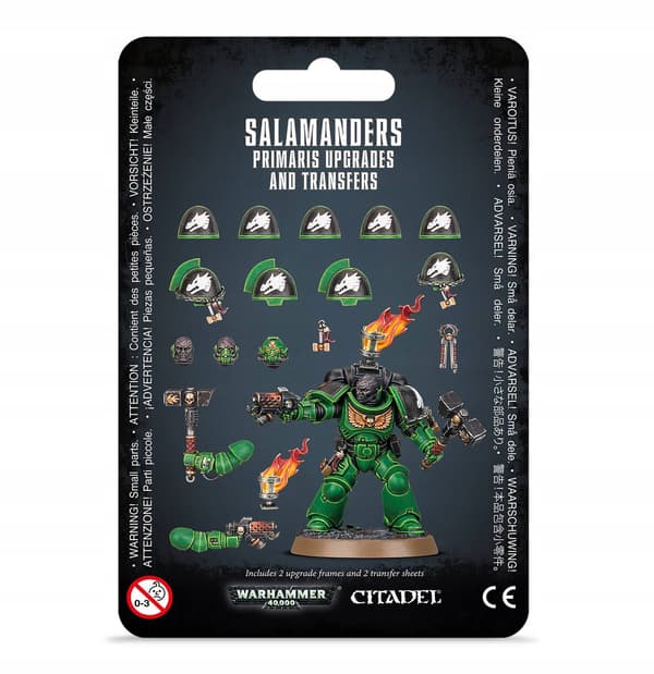 Warhammer 40k – Salamanders Primaris upgrades and decals