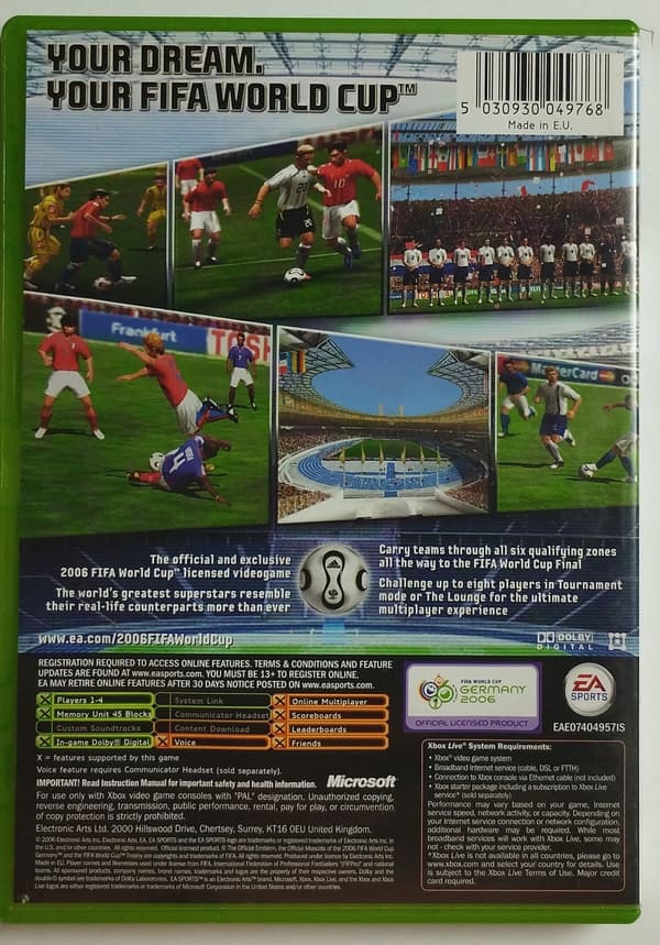 FIFA World Cup Germany 2006 Microsoft Xbox
