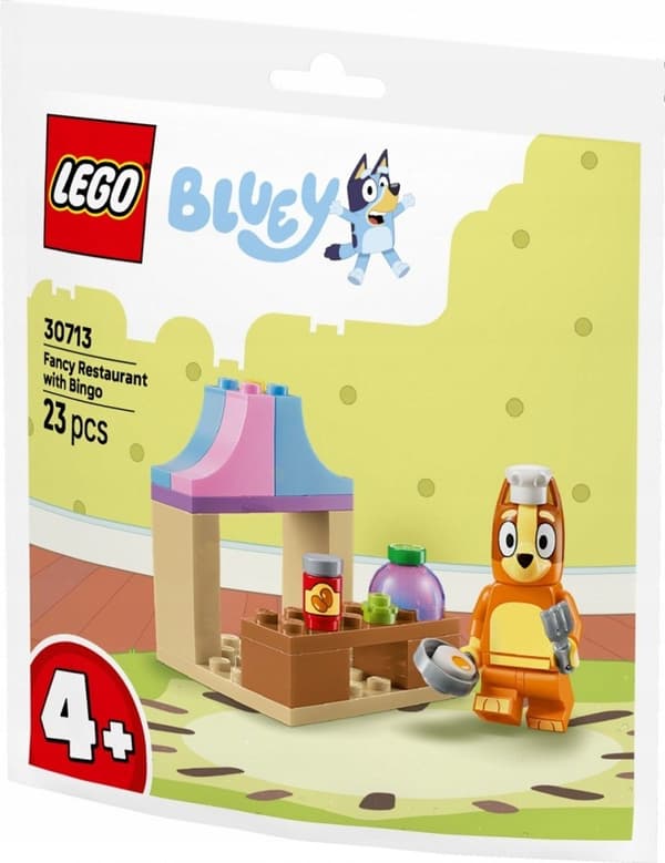 LEGO Bluey 30713: A posh restaurant with bingo