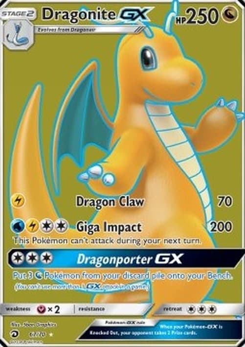 Pokemon Dragonite GX