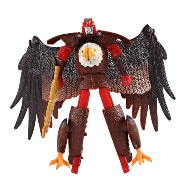 2/Lifelike Transformer Set: Cheetah & Eagle Animal Figures – Transformation