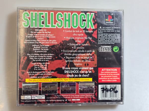 SHELLSHOCK PSX GAME