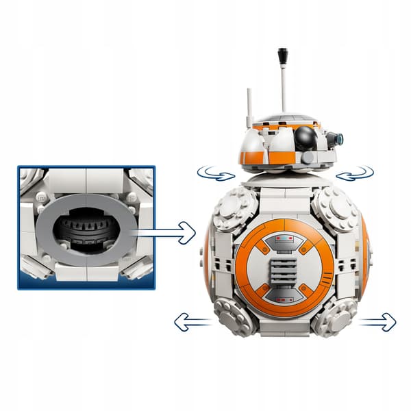 LEGO Star Wars 75452 BB-8 Astromech Droid, Father’s Day Gift