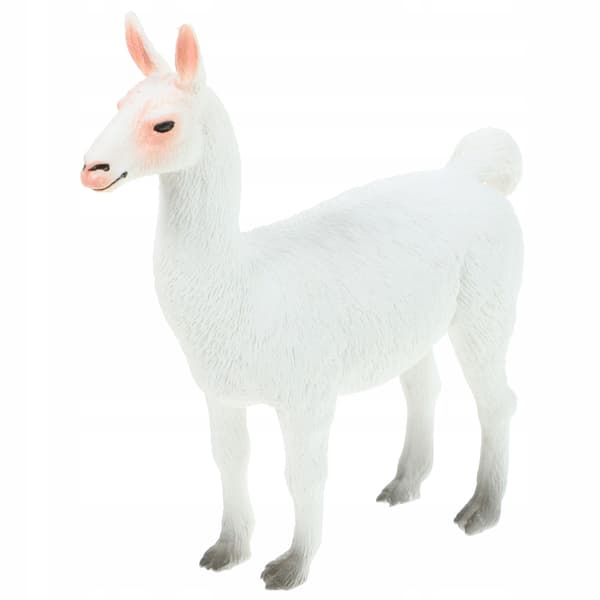 PLASTIC ALPACA FIGURINE – AN EDUCATIONAL MODEL AND DECORATION FOR CHILDREN