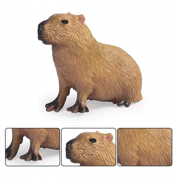 Capybara figurines Capybara statue Play set for