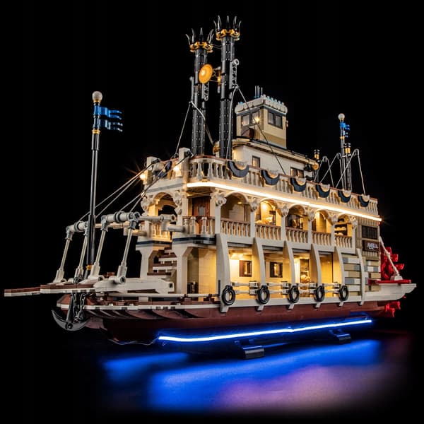 Lighting set for the LEGO IDEAS River Steamer 21356