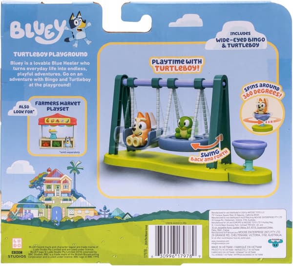 BLUEY. THE TURTLE AND THE SWING [FIGURINE]