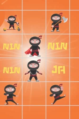 NINJA NIN NIN: NINJA NIN NIN Notebook Journal – Ninja theme | Premium gift
