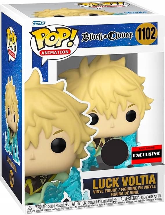 BLACK CLOVER LUCK VOLTIA LIGHTNING ARMOR GITD CHASE POP! EXCLUSIVE