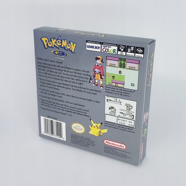 Pokémon Silver Reproduction Packaging + insert