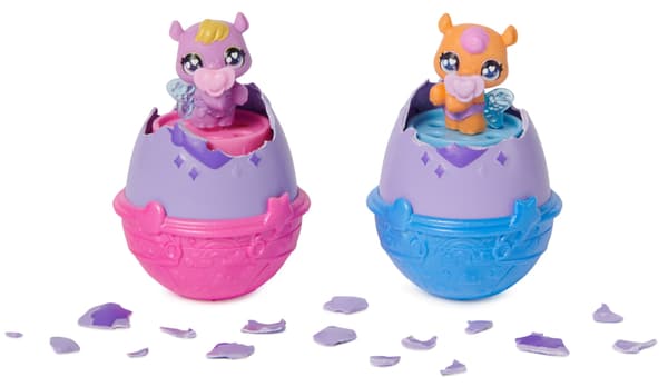 Hatchimals: animals in the bath that change colour
