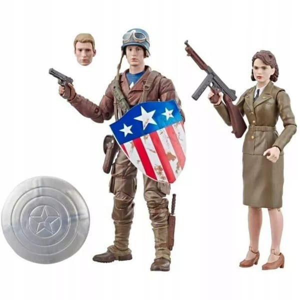 MARVEL LEGENDS THE FIRST AVENGER 2-PACK: CAPTAIN AMERICA + PEGGY CARTER