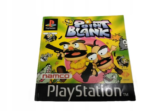 POINT BLANK PSX ENG BOOKLET / MANUAL