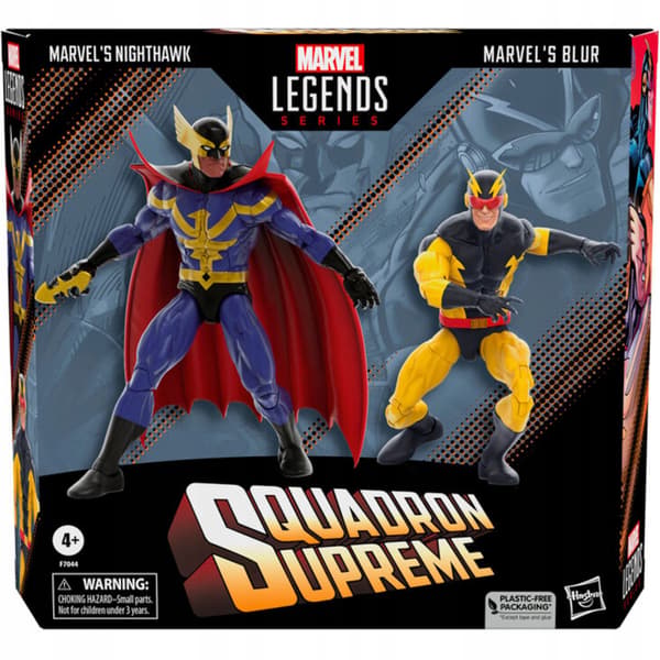 MARVEL LEGENDS SQUADRON SUPREME 2-PACK: MARVEL'S NIGHTHAWK + MARVEL'S BLUR