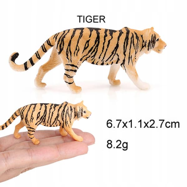 Toy decorations Excellent craftsmanship Educational play set Animal: Tiger