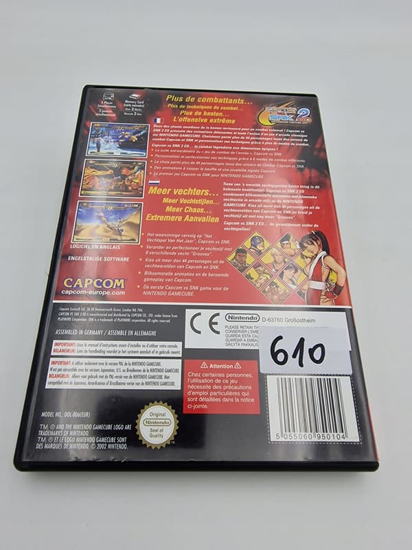 NINTENDO GAMECUBE CAPCOM VS SNK 2 EO