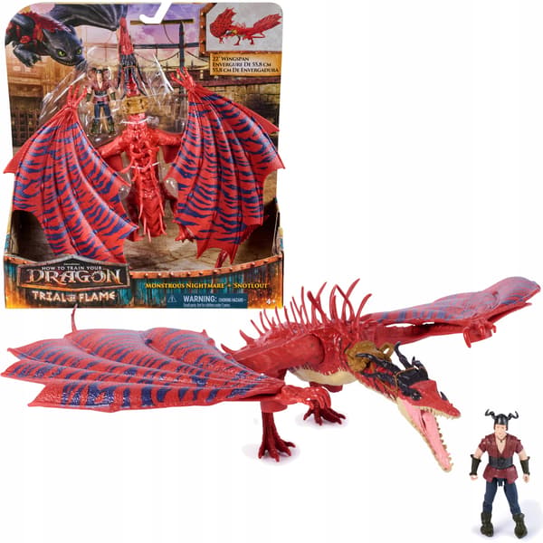 Spin Master How to Train Your Dragon figurine set, 2 pieces, plastic