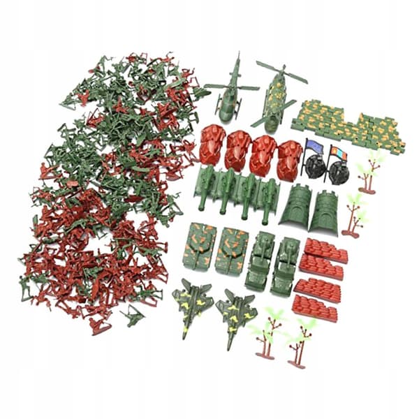 270x Basic Set 4cm Soldiers, Army, Figures and Accessories, Tanks, Warplanes, and more
