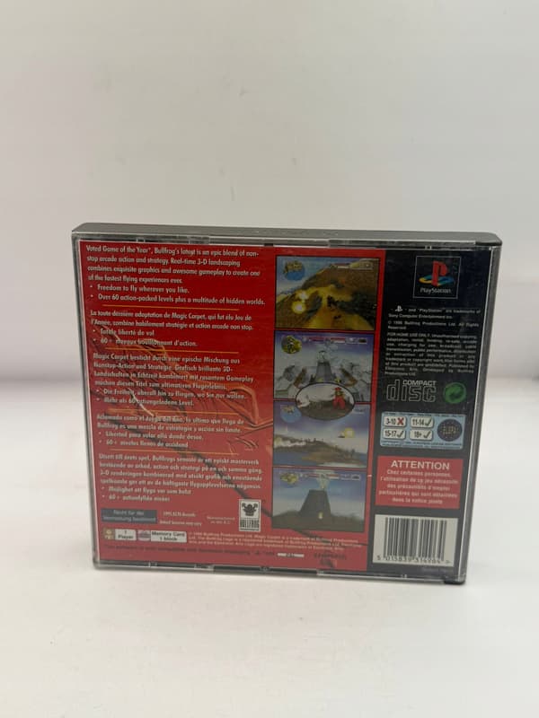Magic Carpet 3XA PSX PS1 PlayStation (PSX) – boxed